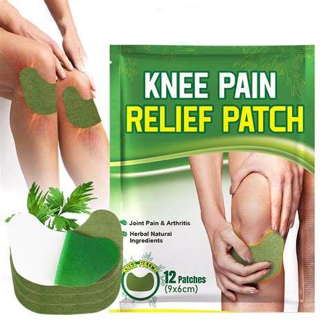 Knee Relief Heat Patches Wormwood Knee Cervical Plaster Warming Pain