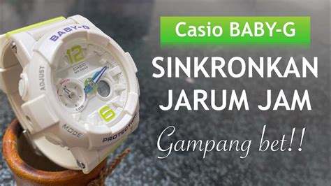 Casio Baby G BGA Reset Jarum Jam YouTube