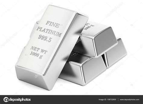 Platinum Bars D Rendering Stock Photo By Alexlmx