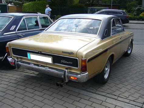 Heckansicht Eines Ford Taunus P7b 20M RS Hardtop Coupe Gebaut Von