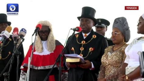 Diri Sworn In As Bayelsa Governor For Second Term Youtube