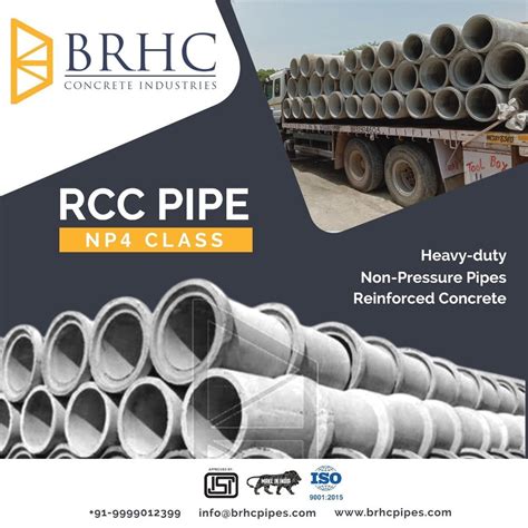 Rcc Pipes Mm Dia Class Np At Rs Meter Rcc Pipes In