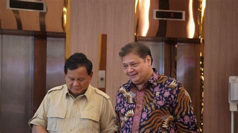 Golkar Tetap Dorong Airlangga Hartarto Cawapres Prabowo Subianto