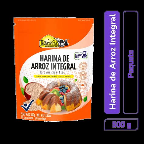 Harina De Arroz Integral Karavansay Precocida Gr X Und