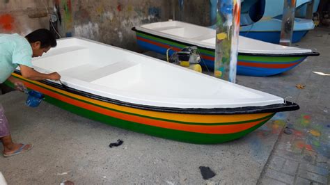 perahu sampan fiberglass  perahu dayung fiberglass lazada indonesia