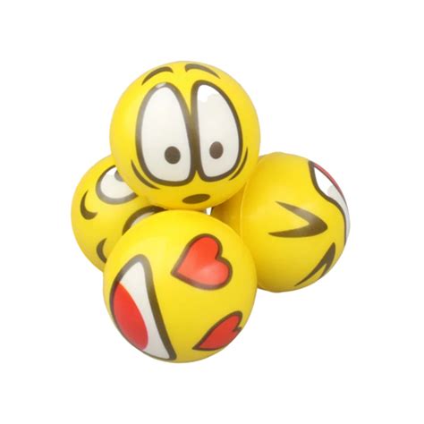 High Quality Round Shape Pu Foam Stress Ball Logo Customized Cute Foam