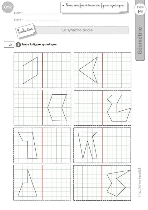 Cm Evaluation La Symetrie Axiale