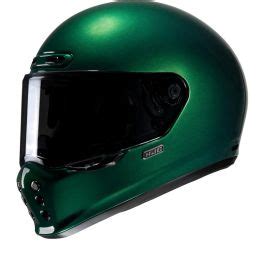 Hjc V Green Deep Green Full Face Helmets Chromeburner