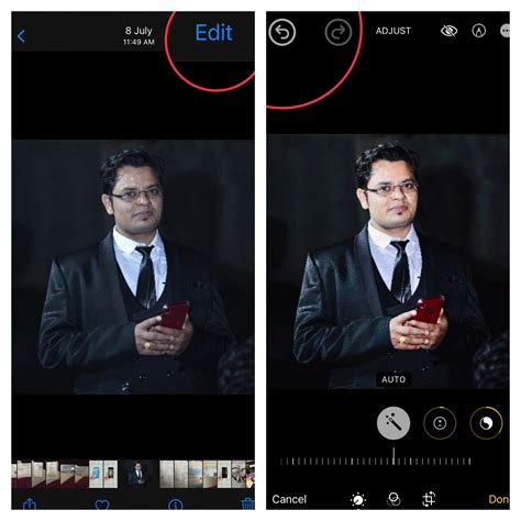 Undo/Redo Individual Edits in Photos in iOS 16 on iPhone and iPad