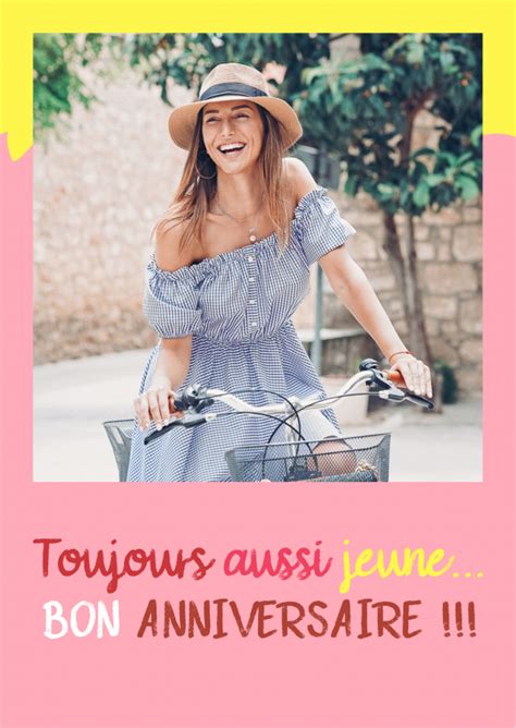 Toujours Aussi Jeune Bon Anniversaire Vraies Cartes Postales