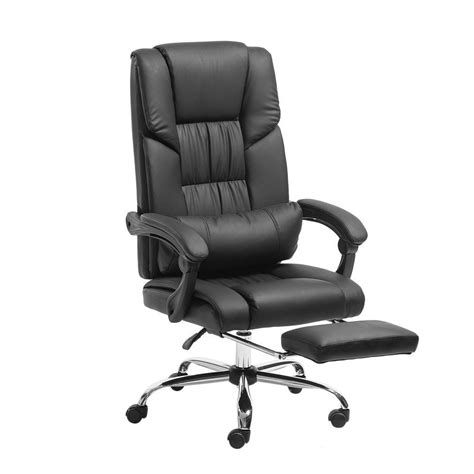 Office Chair High Back Executive Swivel Office Chair with Retractable ...