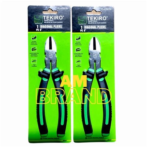 Tekiro Tang Potong Inch Diagonal Pliers Pl Dg Lazada Indonesia