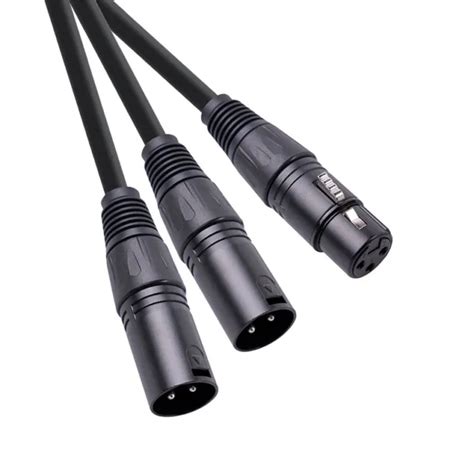 Xlr Splitterkabel Polige Xlr Buchse Auf Xlr Stecker Patch Y Kabel