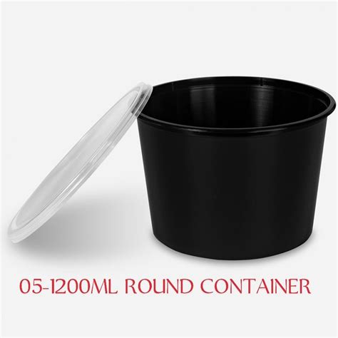 Plastic 05 1200ml Round Food Container At Rs 8 Piece In New Delhi ID