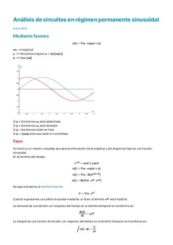 Analisis De Circuitos En Regimen Permanente Sinusoidal Pdf