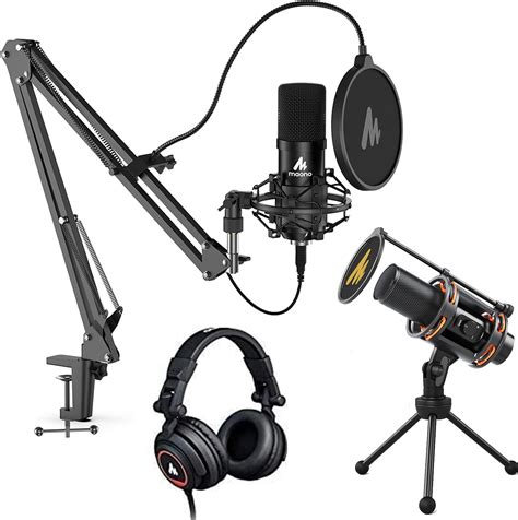 Amazon MAONO Computer Microphone With Studio Headphone Set All In