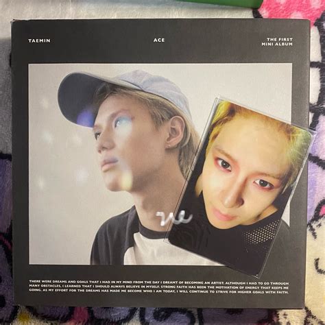 Shinee Taemin Ace Black Album Pc On Carousell