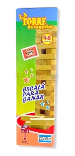 Yenga Torre De Taquitos X Piezas Juego Ingenio Clasico Ep