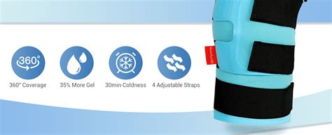 Comfytemp 24 XXXL Knee Ice Pack Wrap Around Entire Knee Large Ice