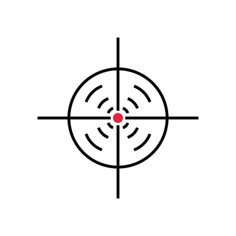 Premium Vector Target Vector Icon Illustration