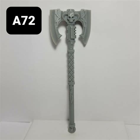 A72 Great Force Axe Custom For Mcfarlane Warhammer 40k Space Marines Etsy