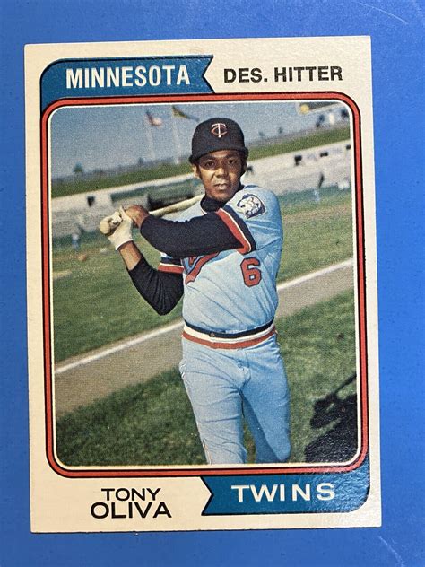 1974 TOPPS TONY OLIVA 190 NM TWINS HOF Set Break EBay