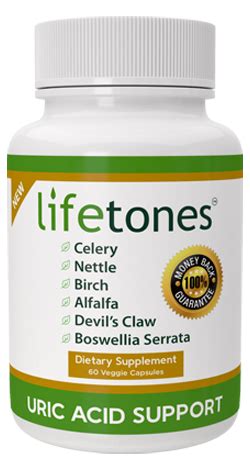 Uric Acid Capsules – Lifetones