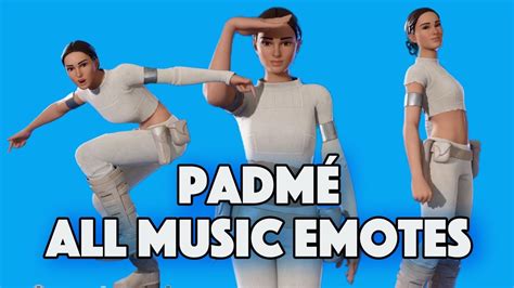 Padm Dances All Music Emotes Fortnite Star Wars Youtube