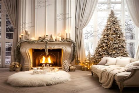 Christmas Digital Backdrops Graphic by BonaDesigns · Creative Fabrica