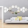 15 Pieces Removable Acrylic Mirror Setting Wall Sticker Decal For Home