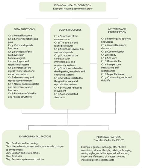 The Key Components Of The Icf And Its Chapters Ch Chapter Download