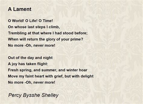 What Is A Lament Poem Examples | Sitedoct.org