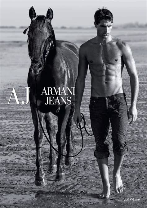 Fabio Mancini Tomas Skoloudik For Armani Jeans Spring Summer 2014