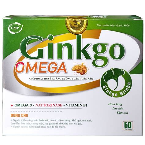 Ginkgo Omega, hỗ trợ giảm các triệu chứng thiểu năng tuần hoàn não