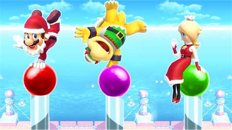 Super Mario Party Minigames Mario Vs Bowser Jr Vs Rosalina Vs Goomba