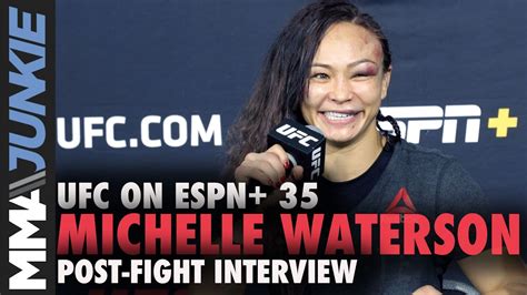 Michelle Waterson Wants Back In Title Mix After Win Ufc On Espn 35 Post Fight Interview Youtube