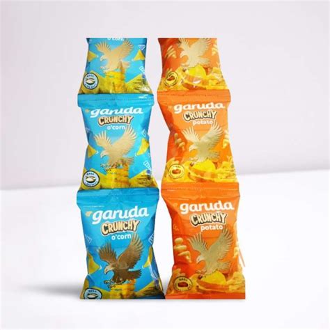 Jual Snack Garuda Crunchy O Corn Potato Renceng Random Isi 10