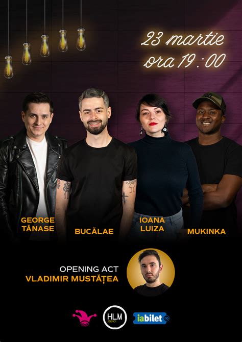 Bilete The Fool Stand Up Comedy Cu Radu Buc Lae George T Nase Ioana