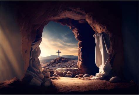 Amazon Leowefowa Empty Jesus Tomb Backdrop X Ft Resurrection Of