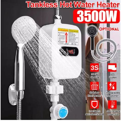 RX 21 3500W 220V Mini Chauffe Eau Électrique Sans Réservoir Robinet De