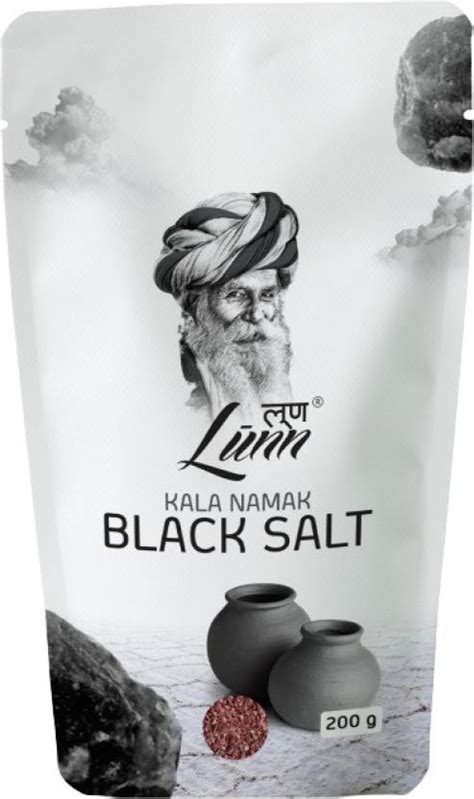 Lunn Black Salt Kala Namakrich In Mineralno Preservatives Black