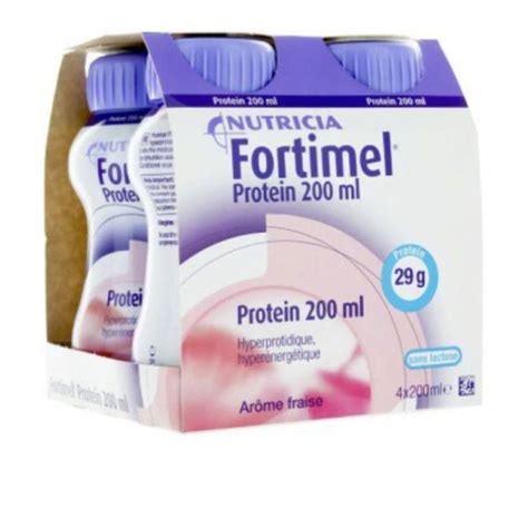 Nutricia Fortimel Protein Fraise 4x200ml