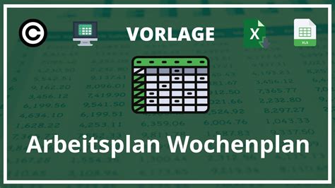 Arbeitsplan Erstellen Excel Vorlage