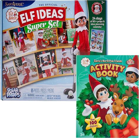 Paquete The Elf On The Shelf The Official Elf Ideas Super Set Y Libro