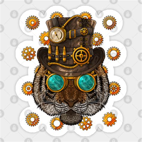 Steampunk Tiger Medieval Victorian Steam Powered Animal Steampunk