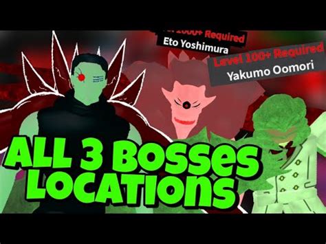 Monster Ghoul All 3 Bosses Locations New Kuzen Boss YouTube