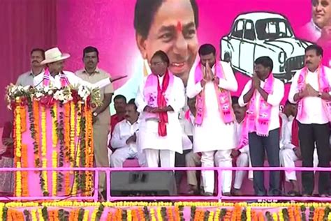 Kcr Parades Party Mlas Says Bjp Offering Rs 100 Crore Each Rediff