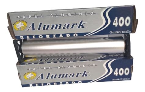 Papel Aluminio Alumark Modelo 400 1 5kg Caja 4 Rollos Grueso Meses