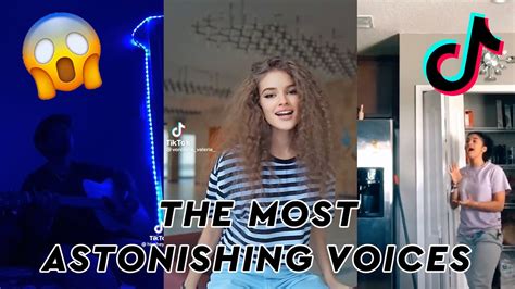 The Most Beautiful Amazing And Astonishing Voices ~ Singing Tiktok