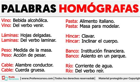 Cuáles son los diferentes ejemplos de homografía